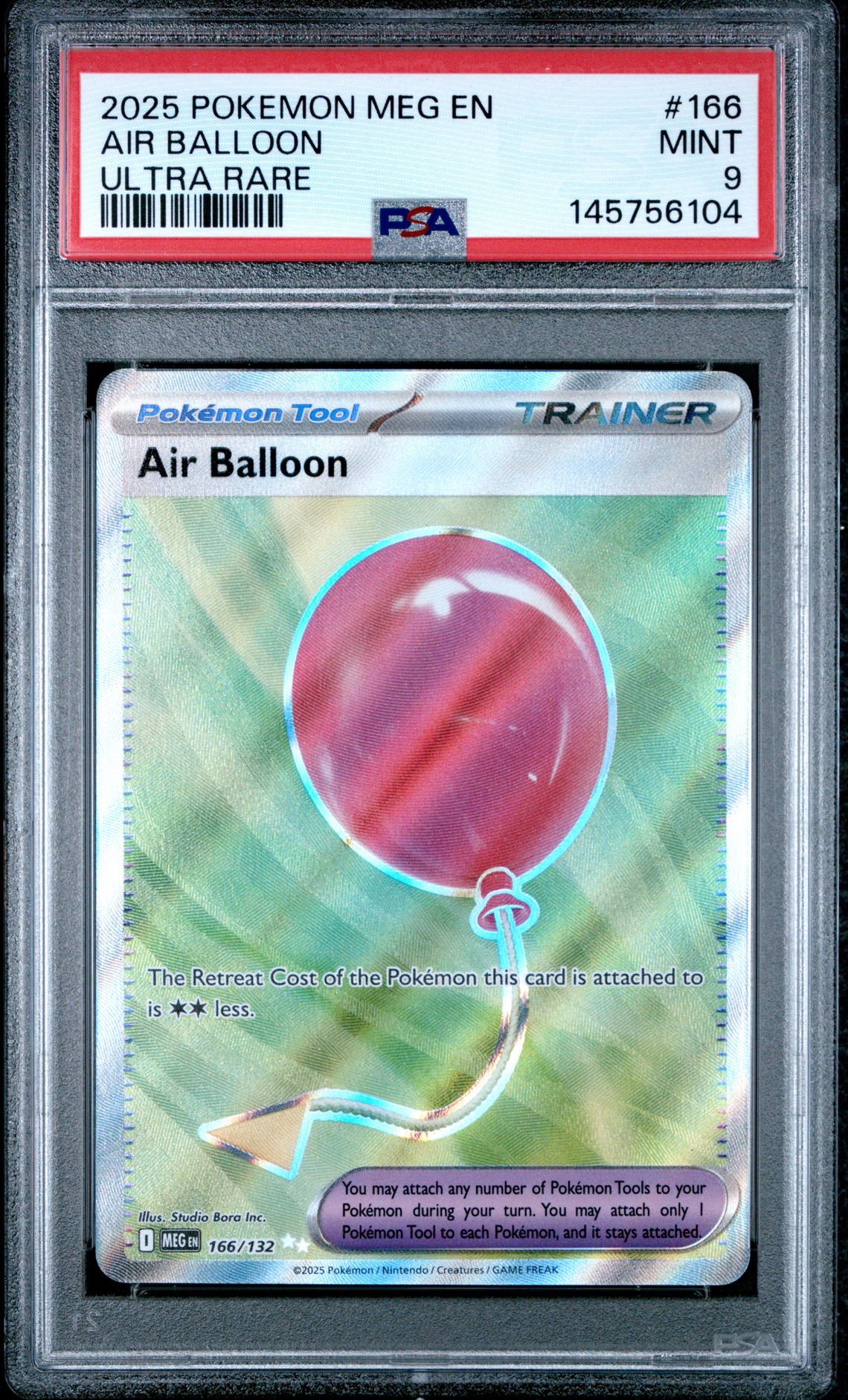 2025 Pokemon POKEMON MEG EN-MEGA EVOLUTION ULTRA RARE #166 Air Balloon front