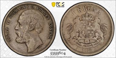 1876/5-ST Krona VF25