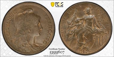 1920 10C Gad-277 MS63BN