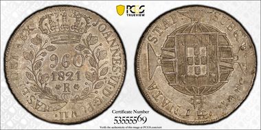 1821-R 960 R Mald-443.23 AU58