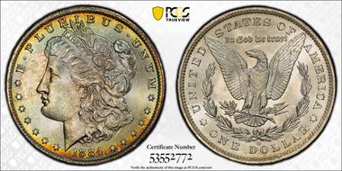 1884-O $1 MS64