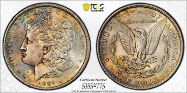 1889 $1 AU58