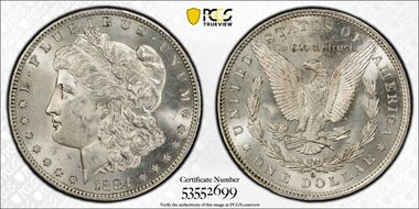 1884-O $1 MS62
