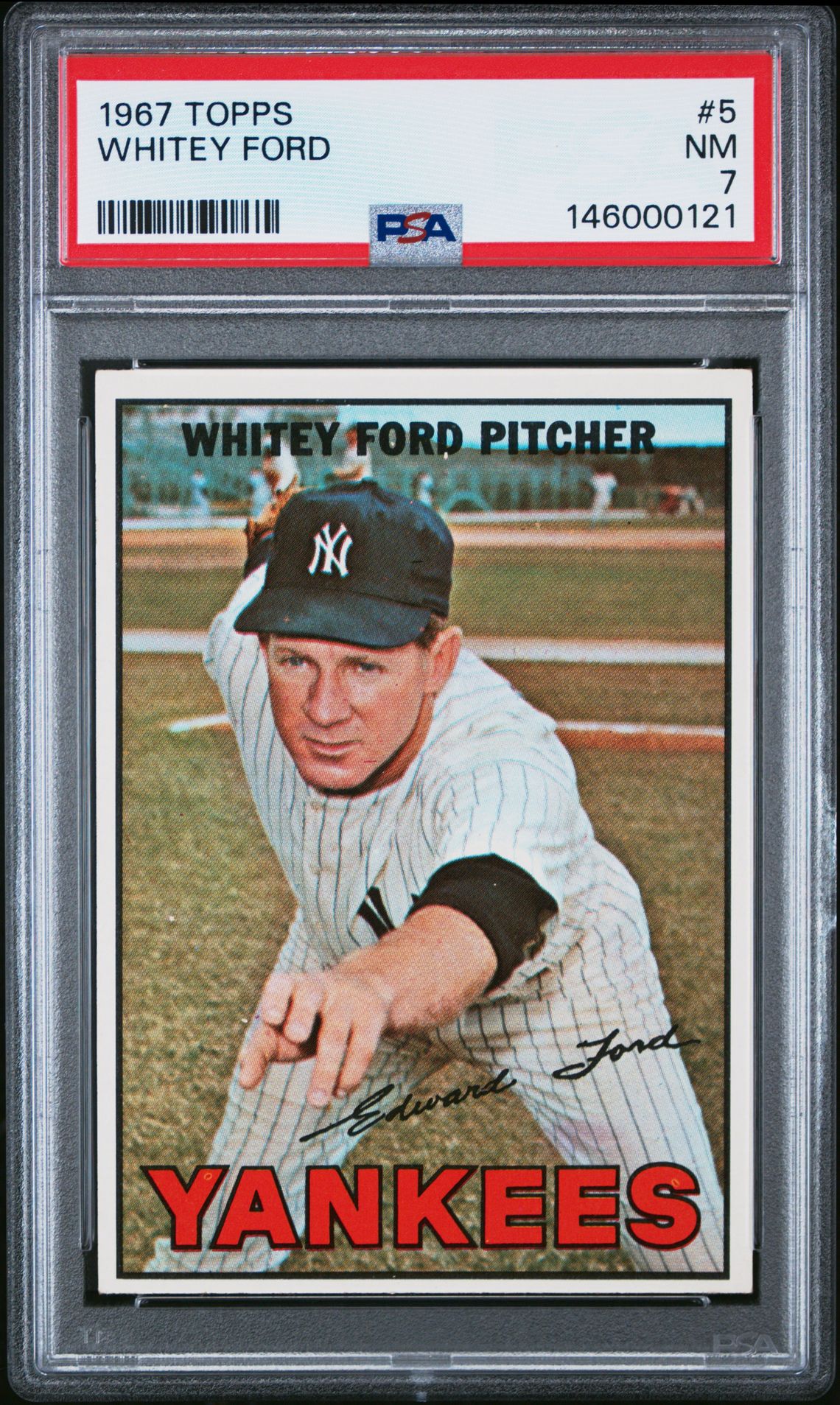 1967 Topps TOPPS #5 Whitey Ford front