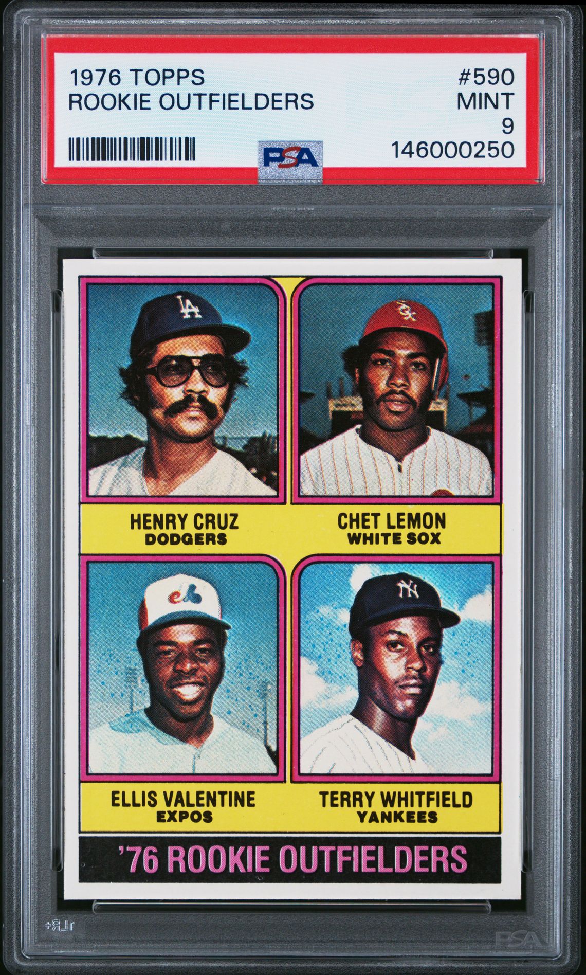 1976 Topps TOPPS #590 Rookie Outfielders front