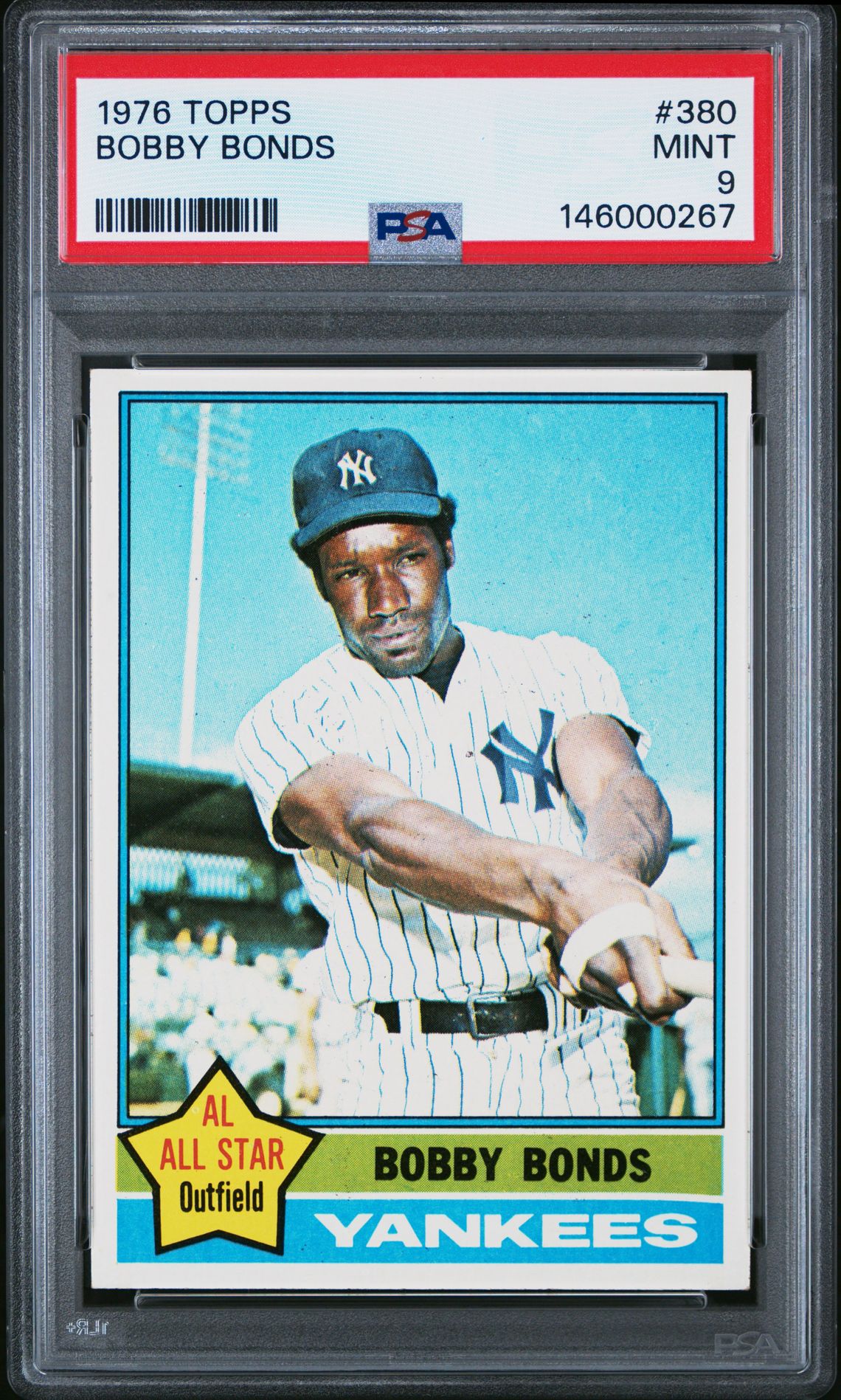 1976 Topps TOPPS #380 Bobby Bonds front