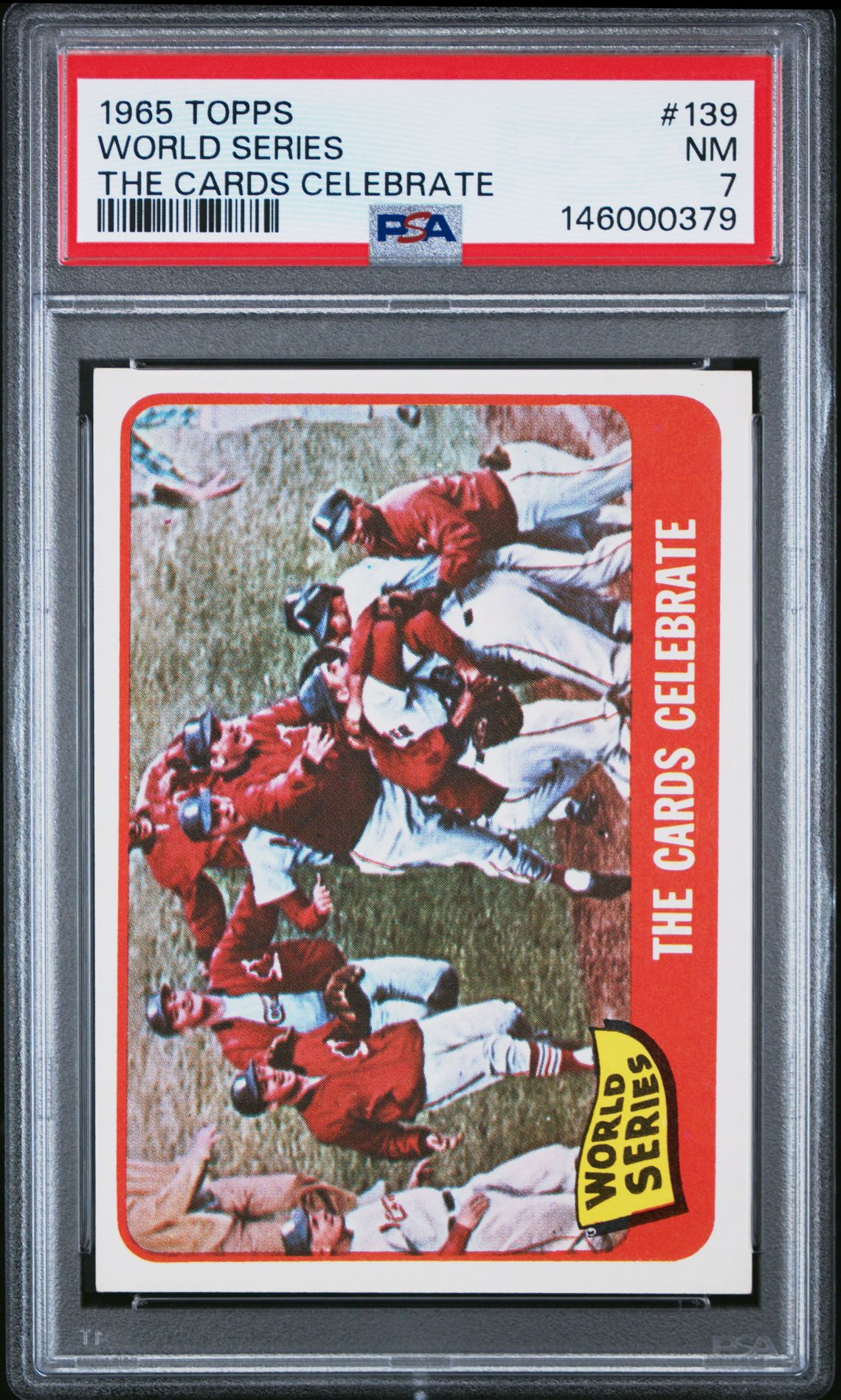 1965 Topps TOPPS THE CARDS CELEBRATE #139 World Series front