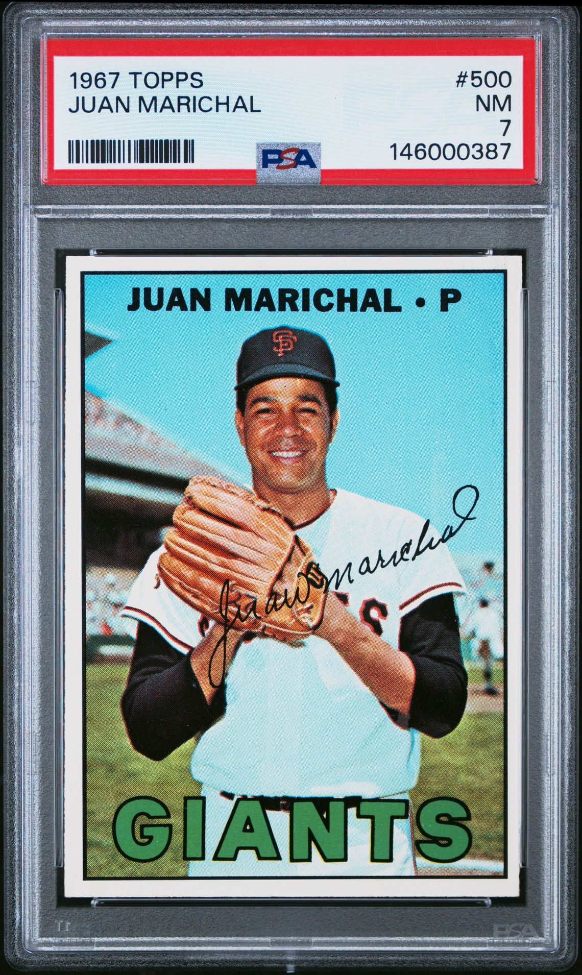 1967 Topps TOPPS #500 Juan Marichal front