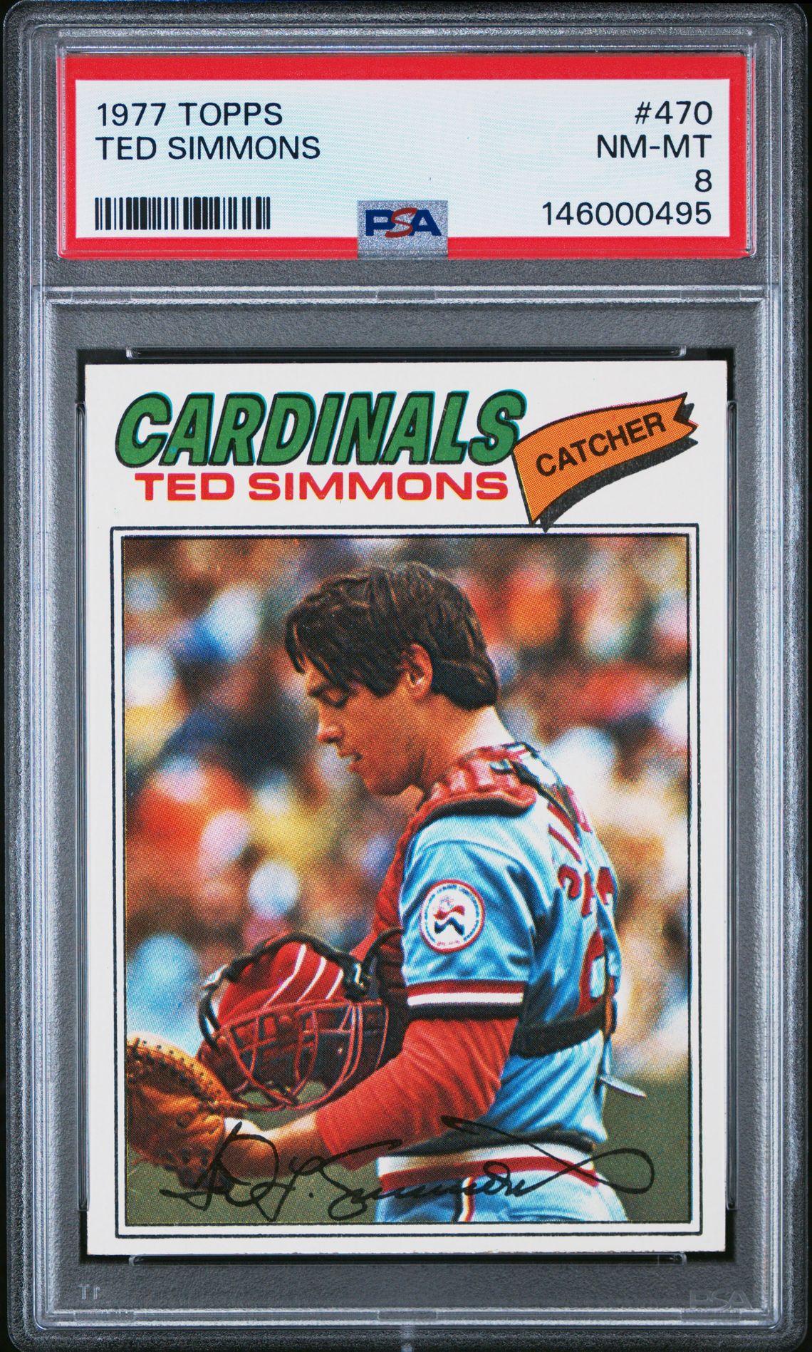 1977 Topps TOPPS #470 Ted Simmons front