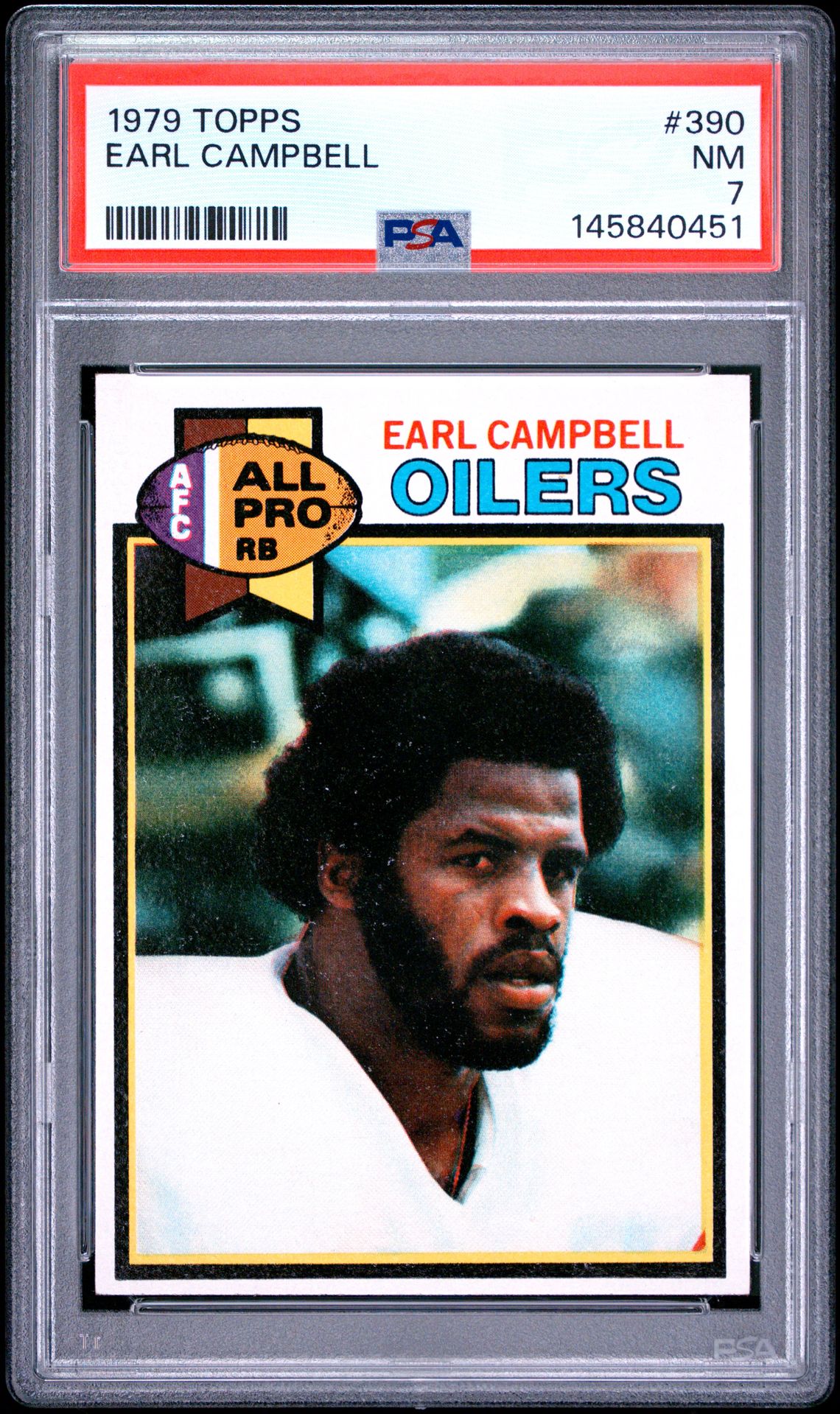 1979 Topps Earl Campbell #390 Nm 7 front