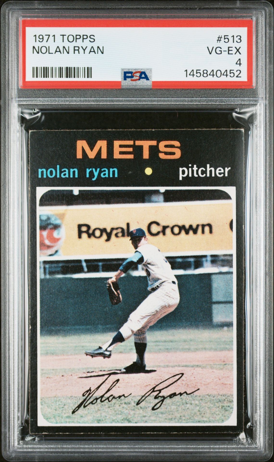 1971 Topps Nolan Ryan #513 Vg-Ex 4 front