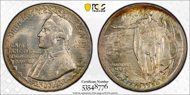1928 50C Hawaiian MS65