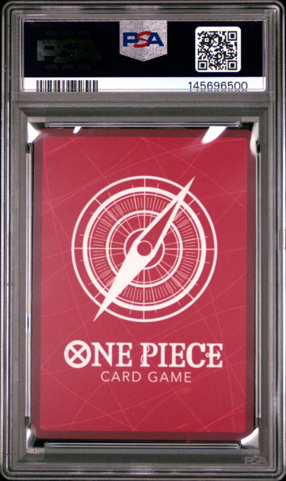 2025 One Piece Op12-Legacy Of The Master Roronoa Zoro #020 (Alternate Art) Gem Mt 10 back view - PSA certificate #145696500