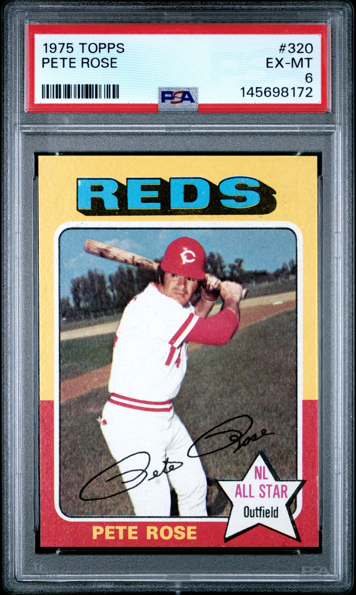1975 Topps TOPPS #320 Pete Rose front
