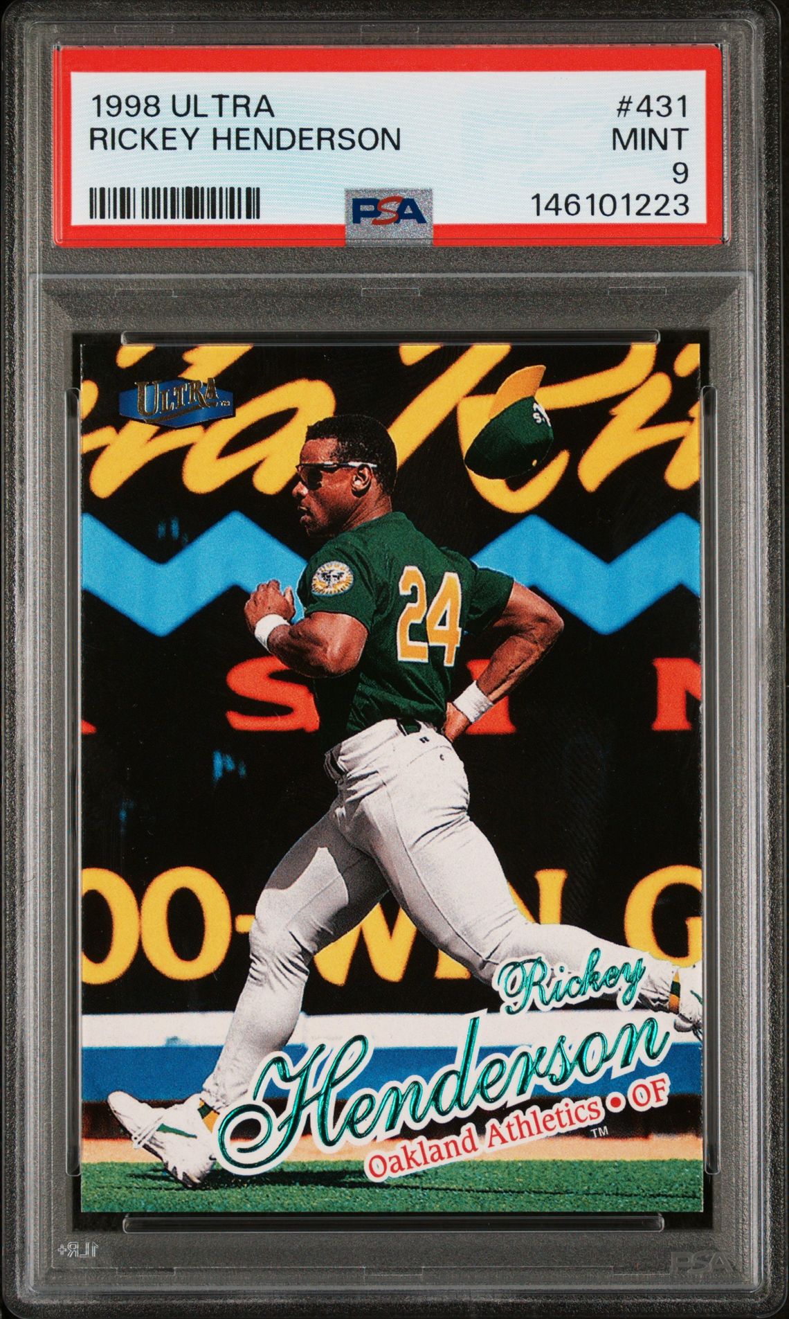 1998 ULTRA #431 Rickey Henderson front