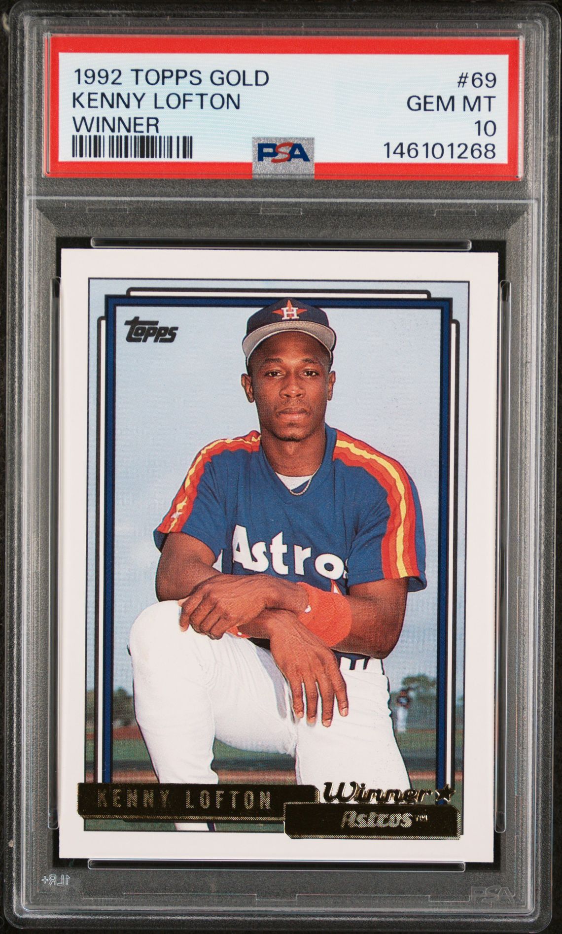 1992 Topps TOPPS GOLD WINNER #69 Kenny Lofton front