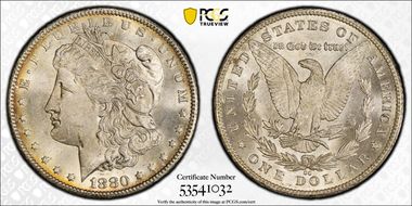 1880-CC $1 MS64