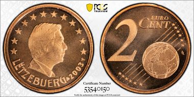 2003 € 0.02 PL69RD