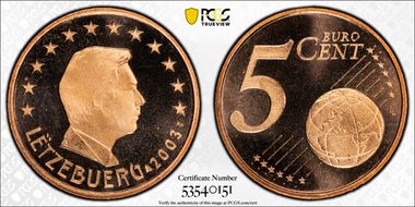 2003 € 0.05 PL69RD