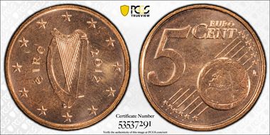 2012 € 0.05 MS67RD