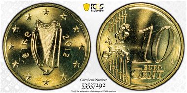2012 € 0.10 MS67