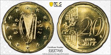 2012 € 0.20 MS68
