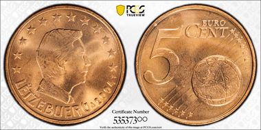 2004 € 0.05 MS66RD
