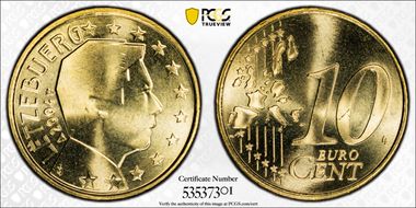 2004 € 0.10 MS67