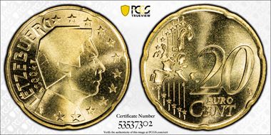 2004 € 0.20 MS67