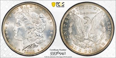 1885 $1 MS64