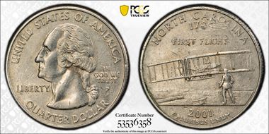 2001-P 25C North Carolina N1