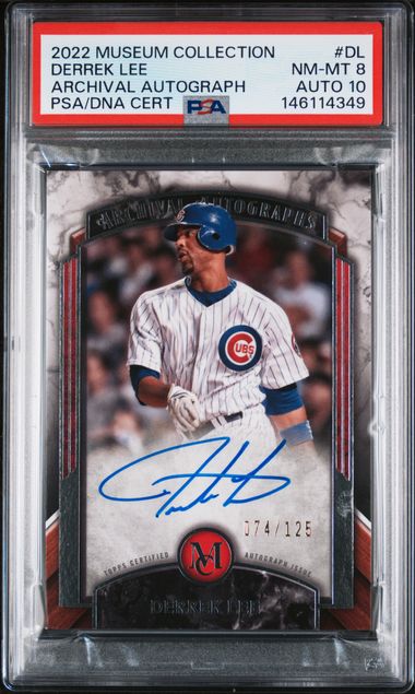 2022 Topps Topps Museum Collection #DL Derrek Lee Archival front