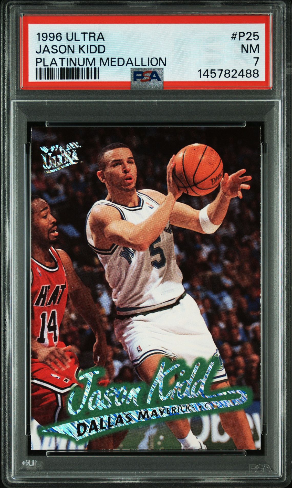 1996 ULTRA PLATINUM MEDALLION #P25 Jason Kidd front