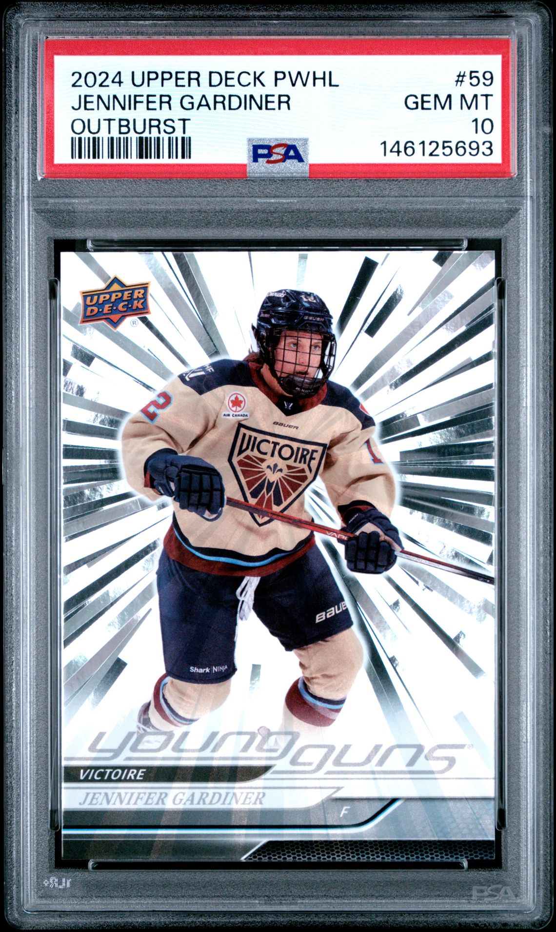2024 Upper Deck UPPER DECK PWHL OUTBURST #59 Jennifer Gardiner front