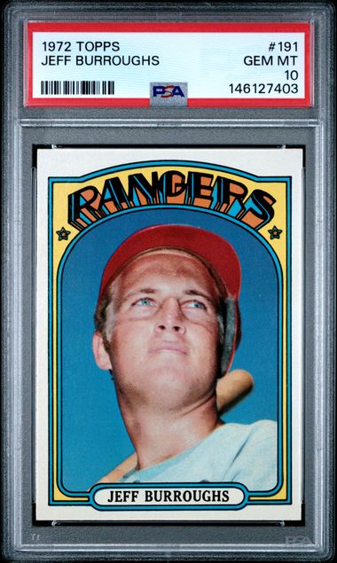 1972 Topps TOPPS #191 Jeff Burroughs front