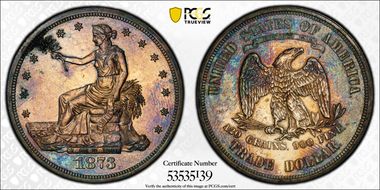 1873 T$1 Trade N1