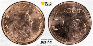 2021 € 0.05 MS66RD