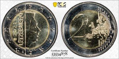 2021 € 2 MS65