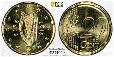 2018 € 0.20 MS66