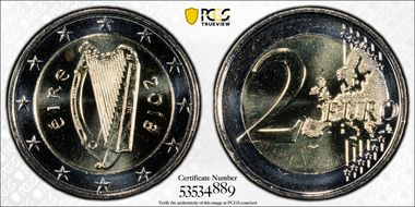 2018 € 2 MS67