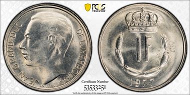 1977 1 Fr MS66