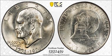 1976-D $1 Type 1 MS64
