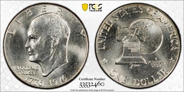 1976-D $1 Type 2 MS64