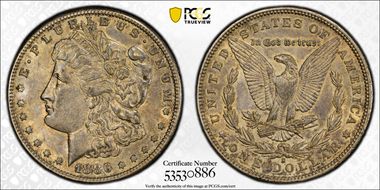 1886-S $1 AU53