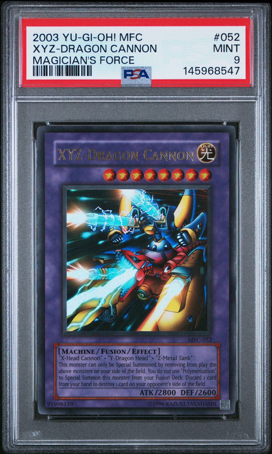 2003 Yu-Gi-Oh! Yu-Gi-Oh #052 Xyz-Dragon Cannon front