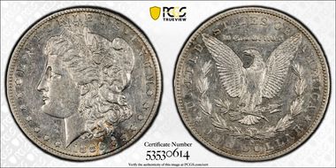 1886-S $1 AU53