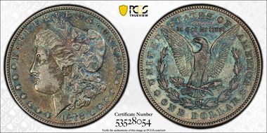 1878 7/8TF $1 VAM 40 XF40