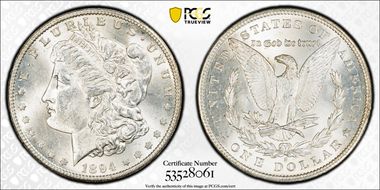 1894-S $1 MS62