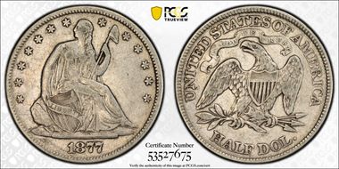 1877 50C VF35