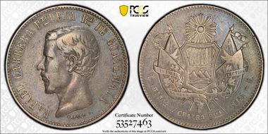 1861-R 4 R Silver VF35